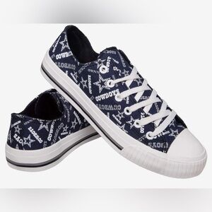 New Dallas  Cowboy Women Canvas Sneakers w/ box